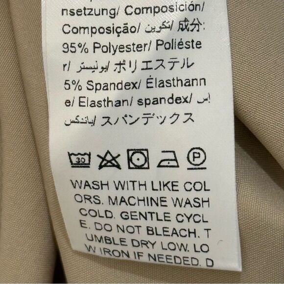 AEL Amy Enjoys Life Tan Ivory Mini Lined Size Extra Small - Picture 7 of 7